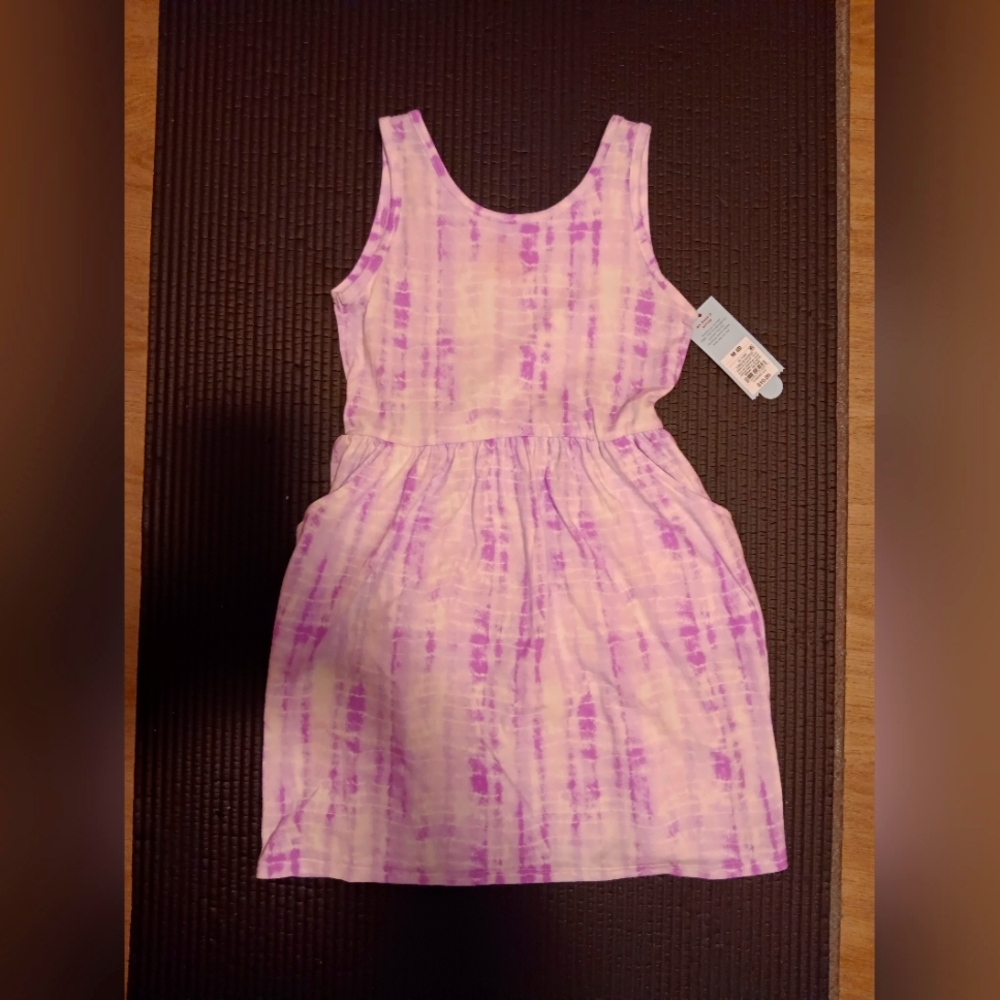 NWTS  Purple and White Tye Dye Dress